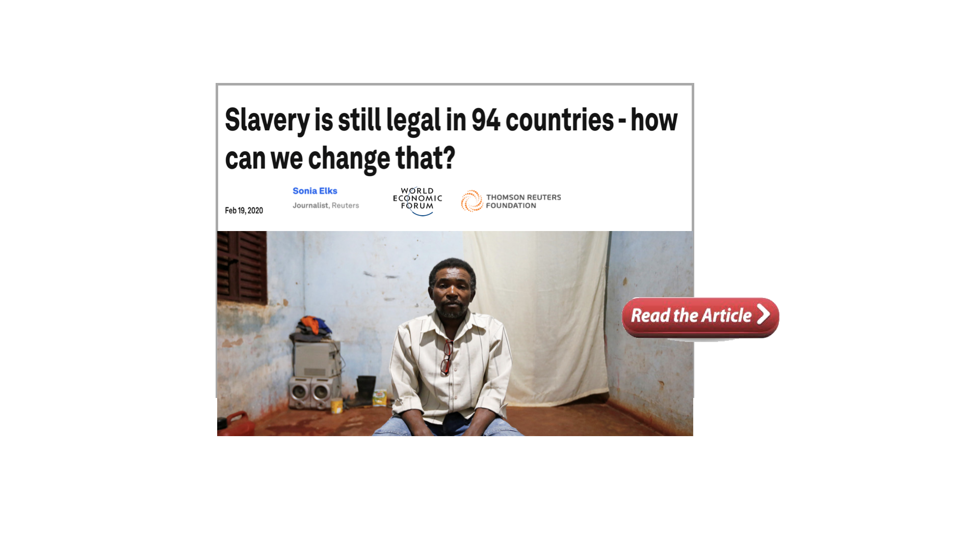 Slavery – still legal in 94 countries